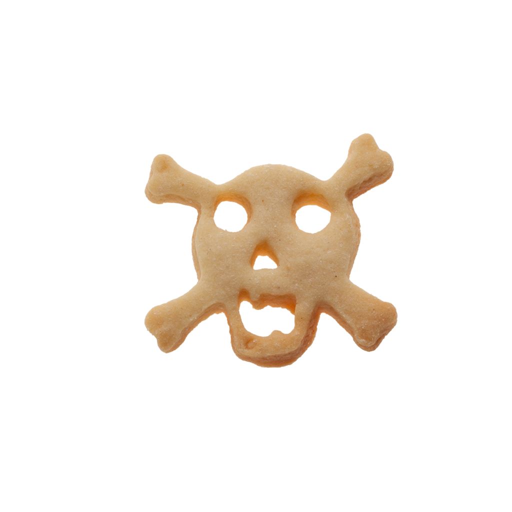 Emporte-pièce gâteau Tête de mort 7 cm - Visuel 1