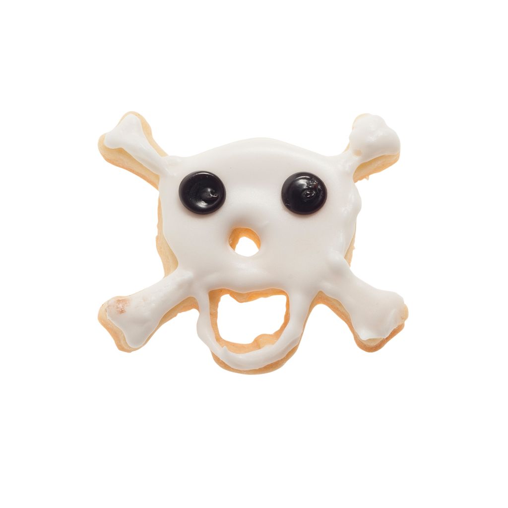 Emporte-pièce gâteau Tête de mort 7 cm - Visuel 2