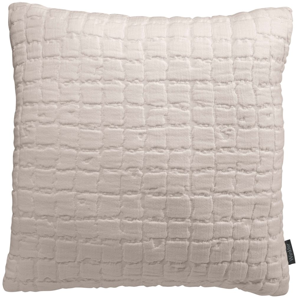 Coussin Swami gris clair 45 x 45cm - Visuel 0