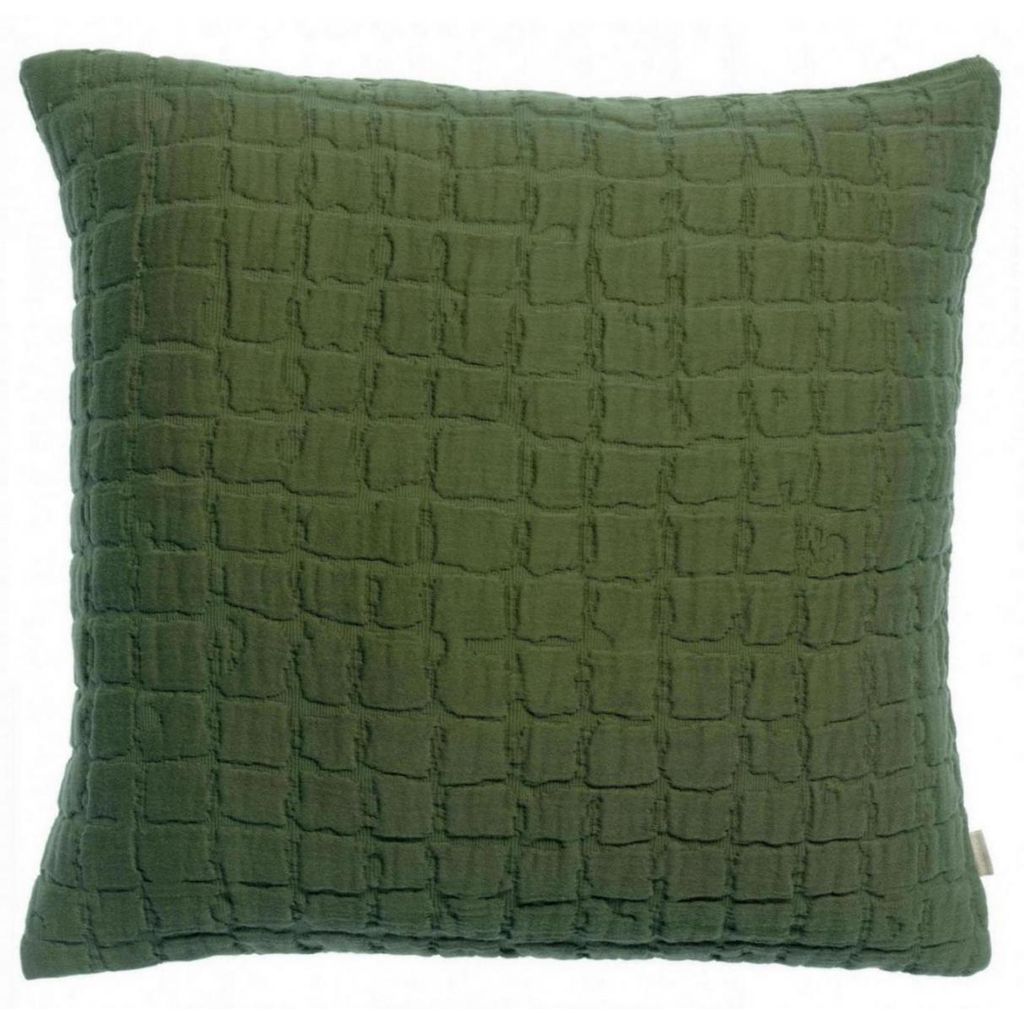 Coussin Swami kaki 45 x 45cm - Visuel 0