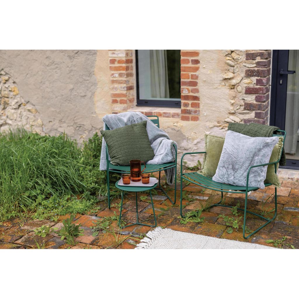 Coussin Swami kaki 45 x 45cm - Visuel 1