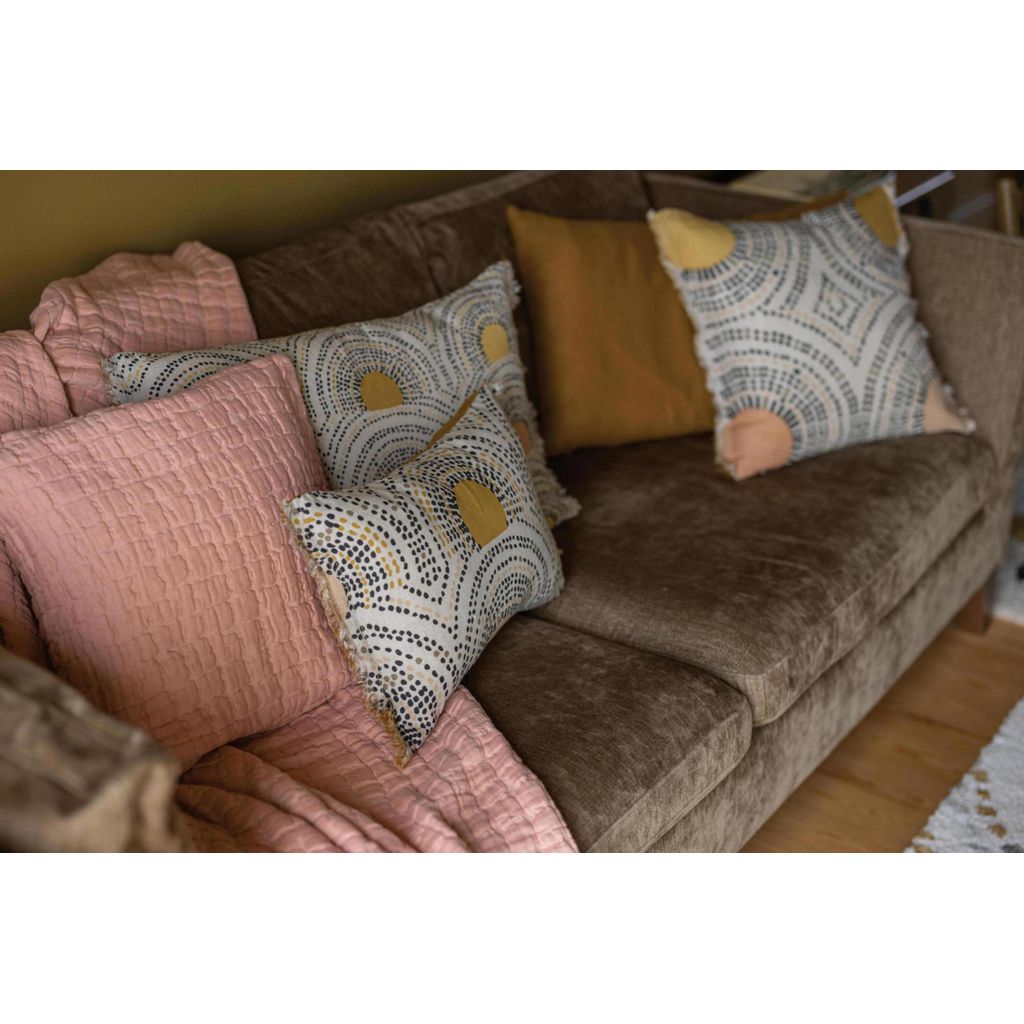 Coussin Swami argile 45 x 45cm - Visuel 1