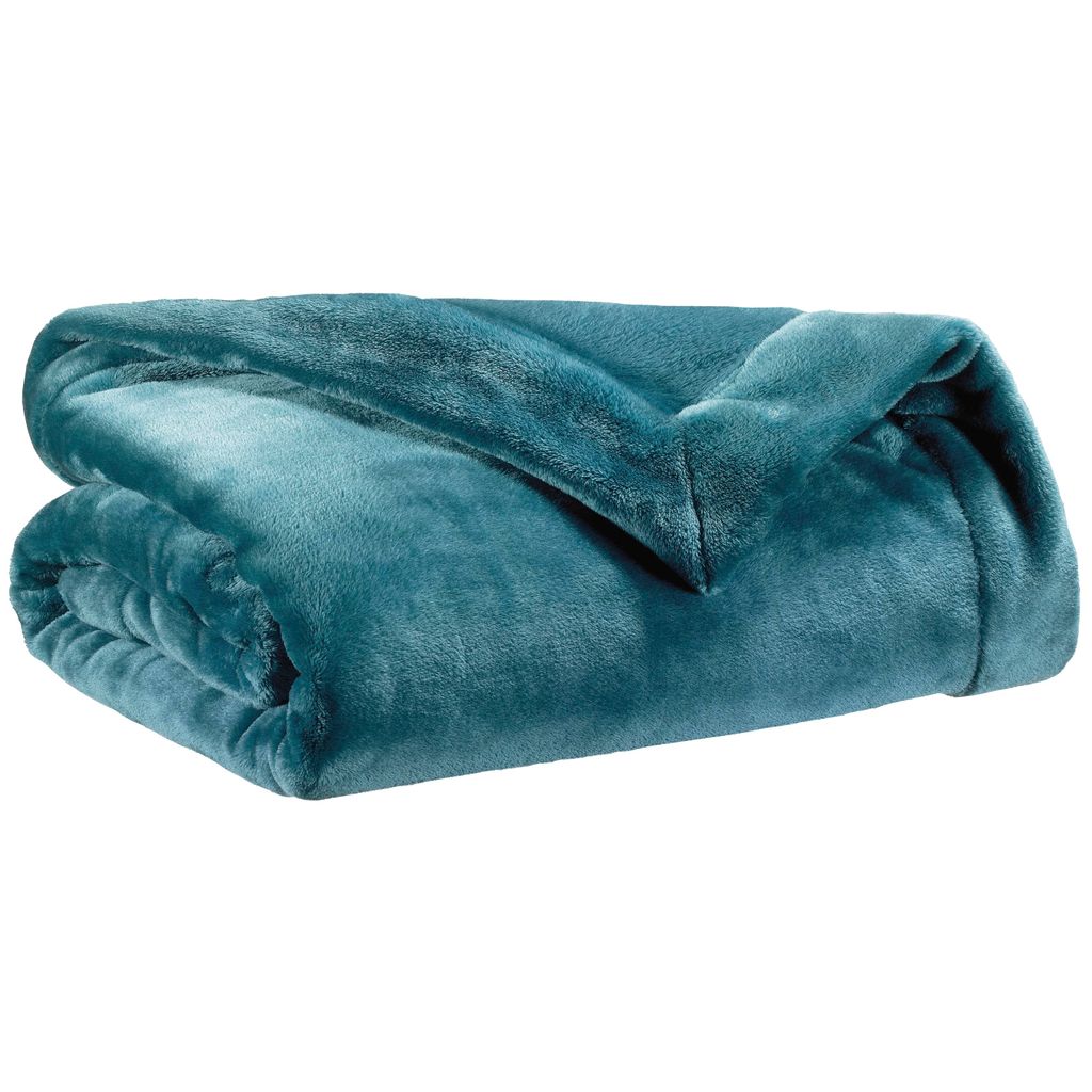 Plaid Tender Paon 150 x 200 cm - Visuel 0