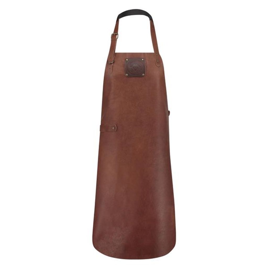 TABLIER en cuir FULL GRAIN COGNAC - Visuel 1
