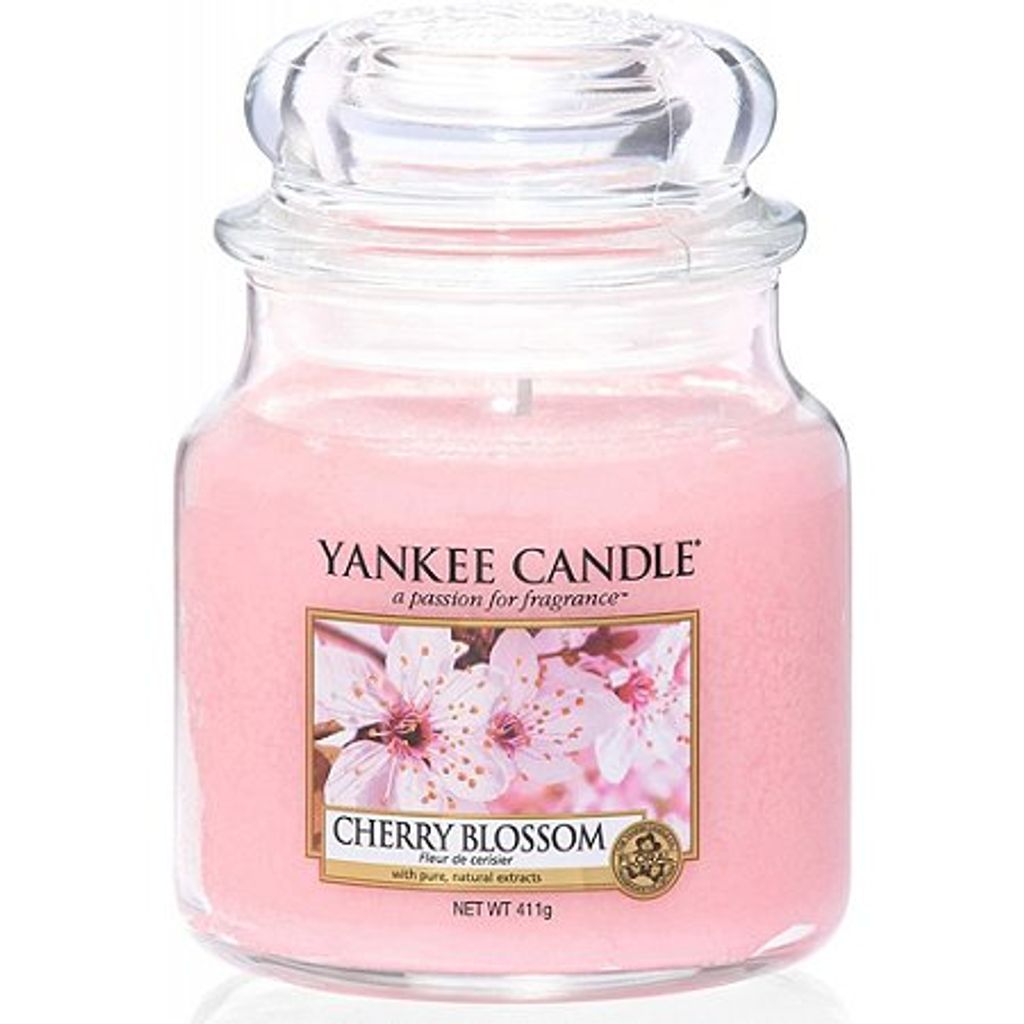 Bougie moyenne jarre parfum Fleur de cerisier