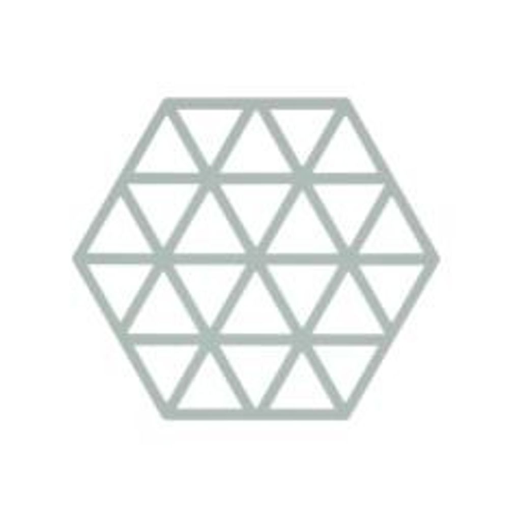 Dessous de plat hexagon bleu clair - Visuel 0