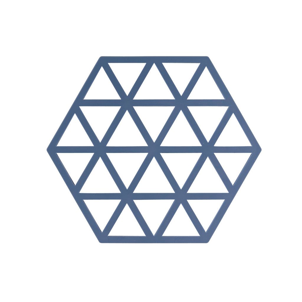 Dessous de plat triangles denim - Visuel 0