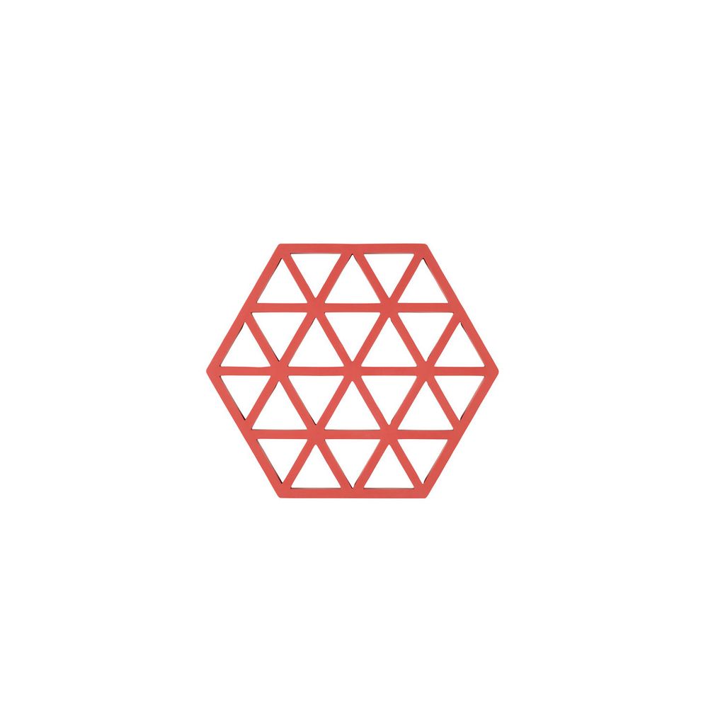 DESSOUS-DE-PLAT TRIANGLES BURNED RED - Visuel 3