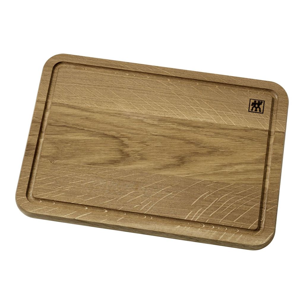 Planche à découper avec rigole bois de chêne FSC 35 x 25cm - Visuel 0