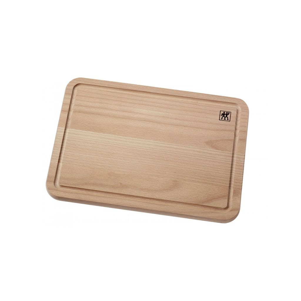 Planche à découper avec rigole bois de hêtre FSC 35 x 25cm - Visuel 0