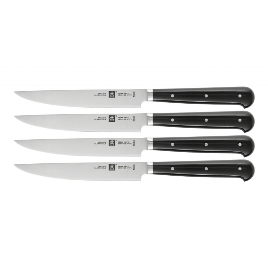 Coffret de 4 couteaux à steak dentelées - Visuel 0