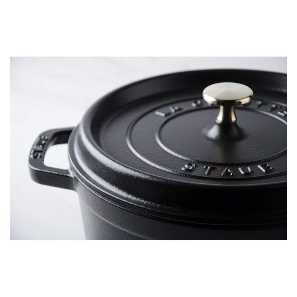 Cocotte En Fonte Noire Fontignac 22 Cm - Compatible Induction - Occasion