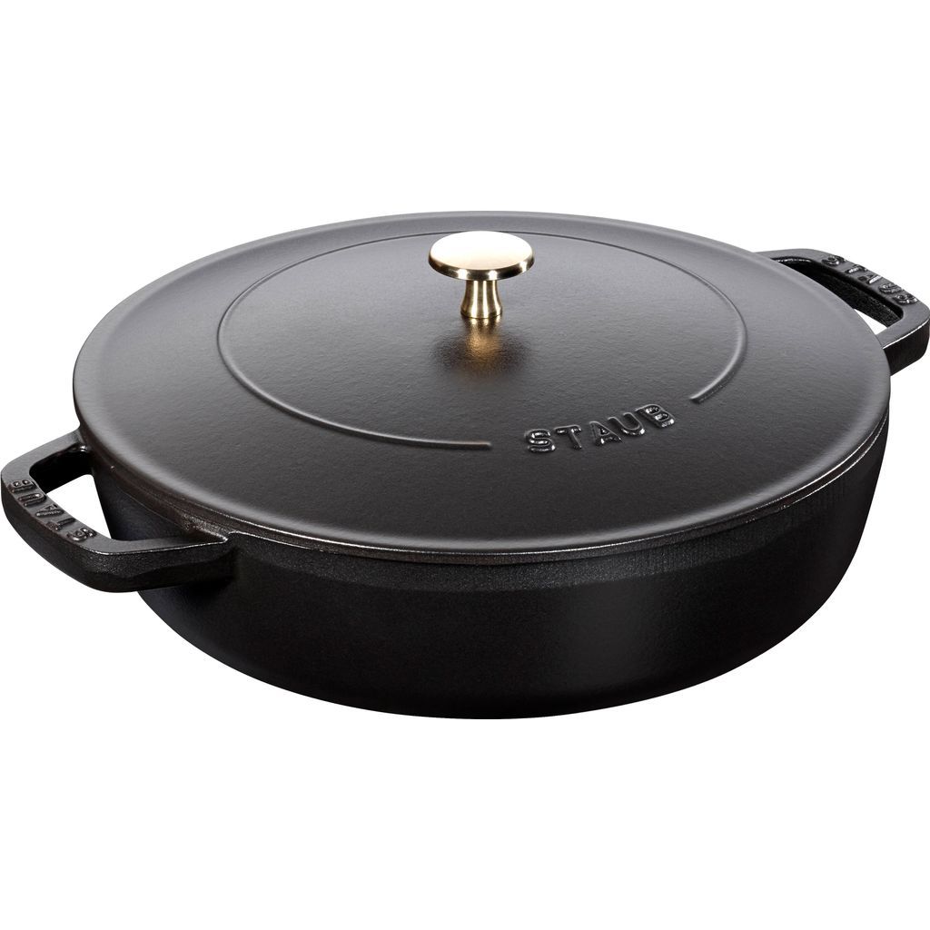 Sauteuse Chistera 28 cm Noir mat - Visuel 1