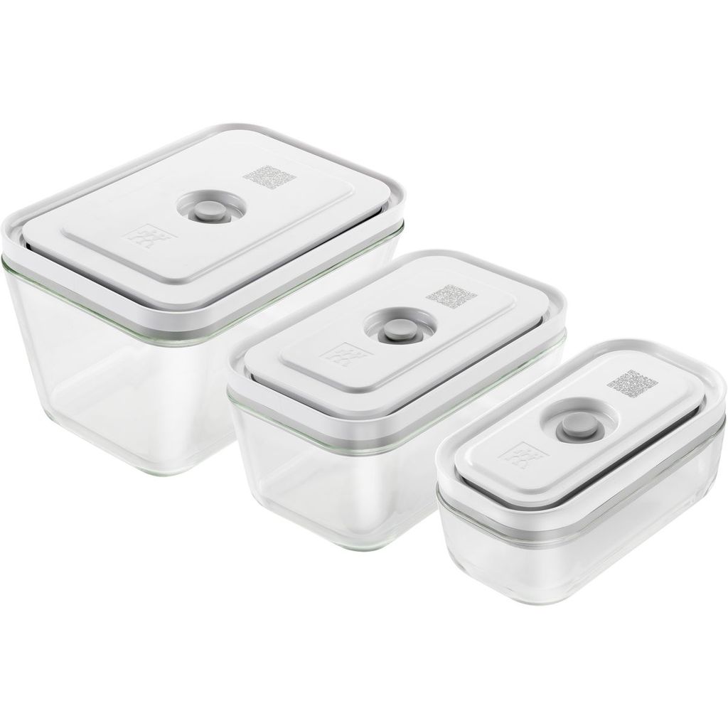 Set sous-vide 3 boites Fresh&Save verre S/M/L - Visuel 0