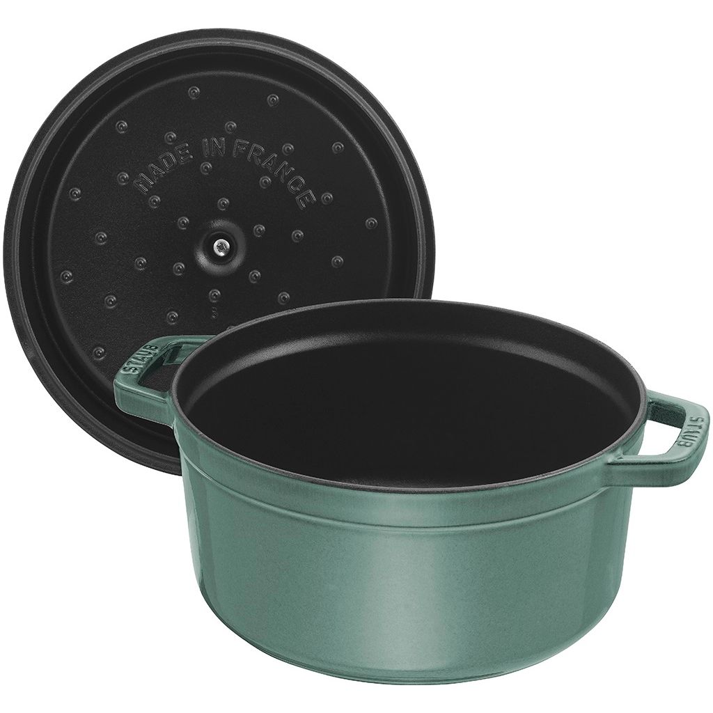 Cocotte en fonte ronde 20 cm Eucalyptus - Visuel 3