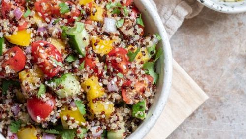 Salade de quinoa aux légumes grillés