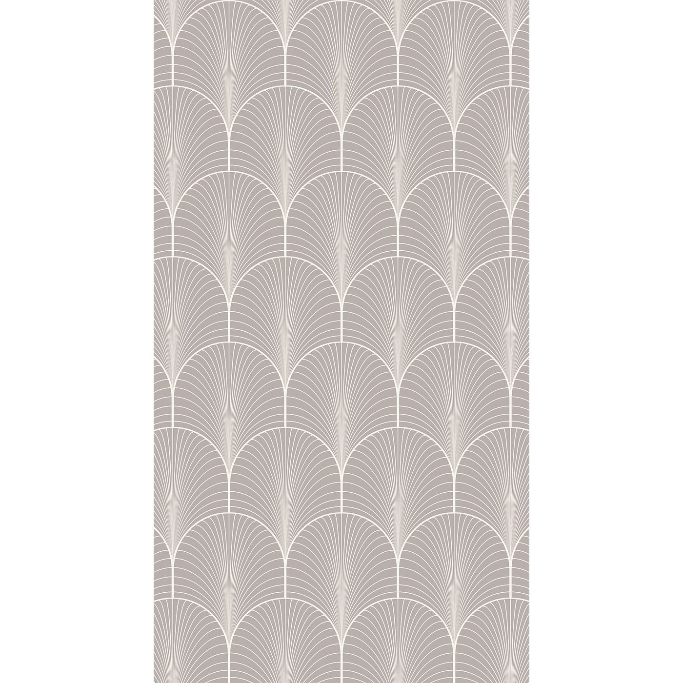 Tapis vinyle Tapis vinyle Éventail taupe 66 x 120 cm