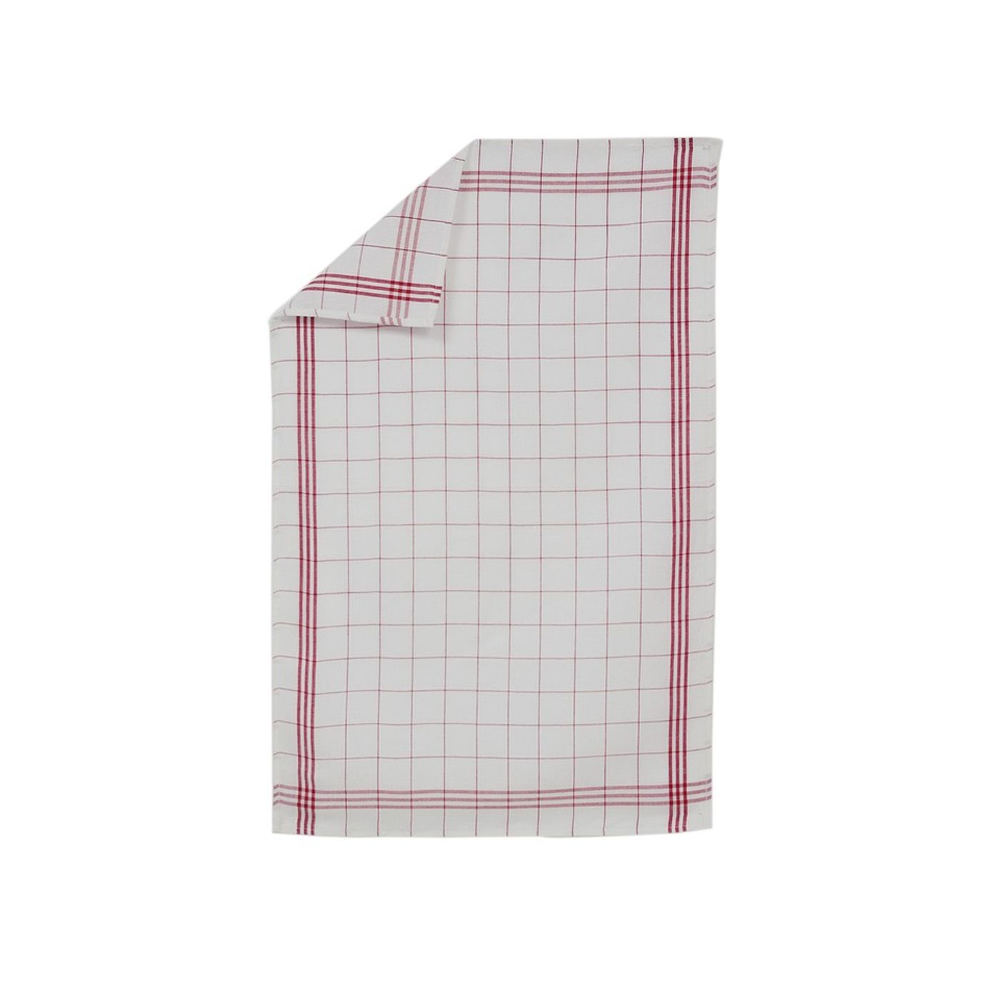Torchon à verre rouge