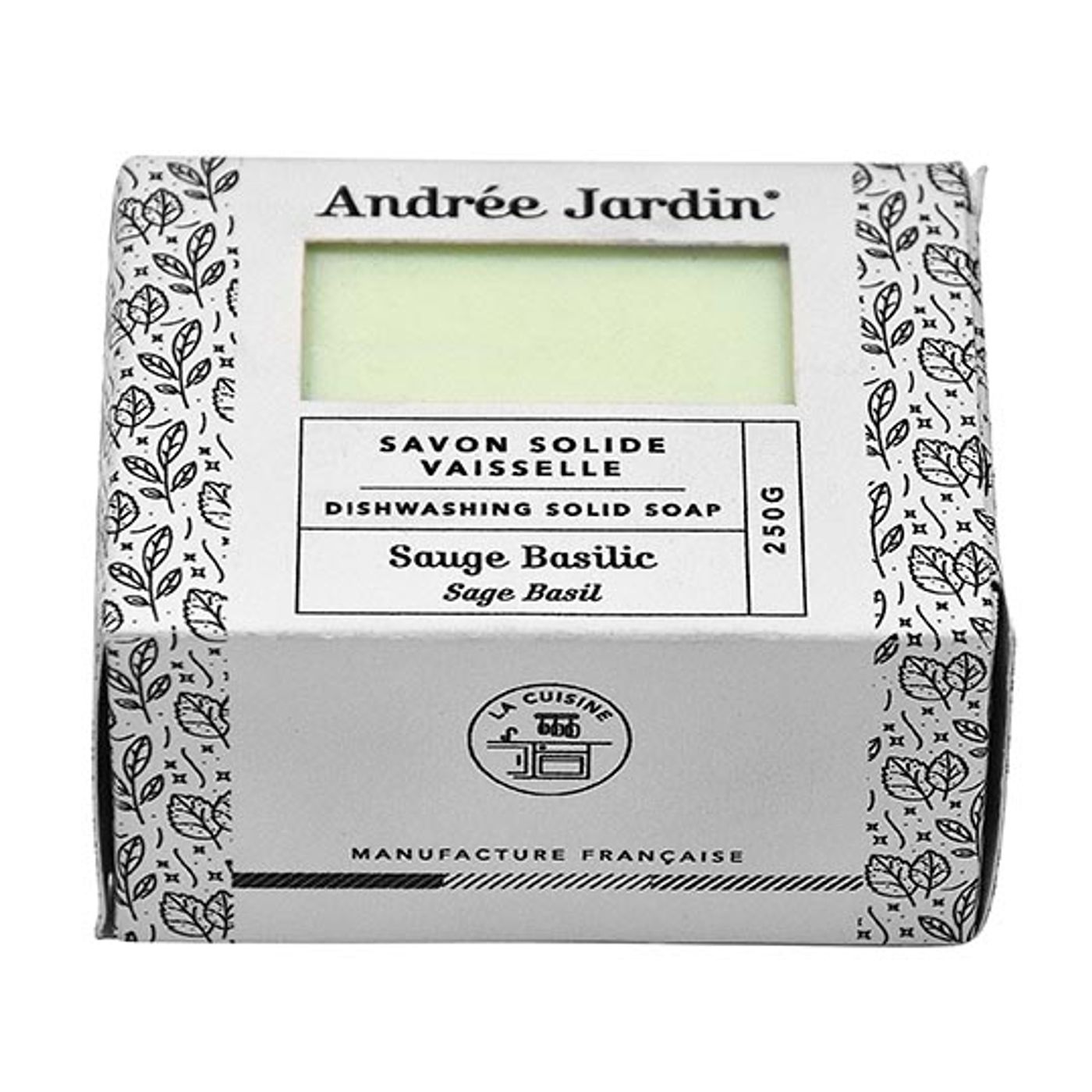 Savon vaisselle solide basilic