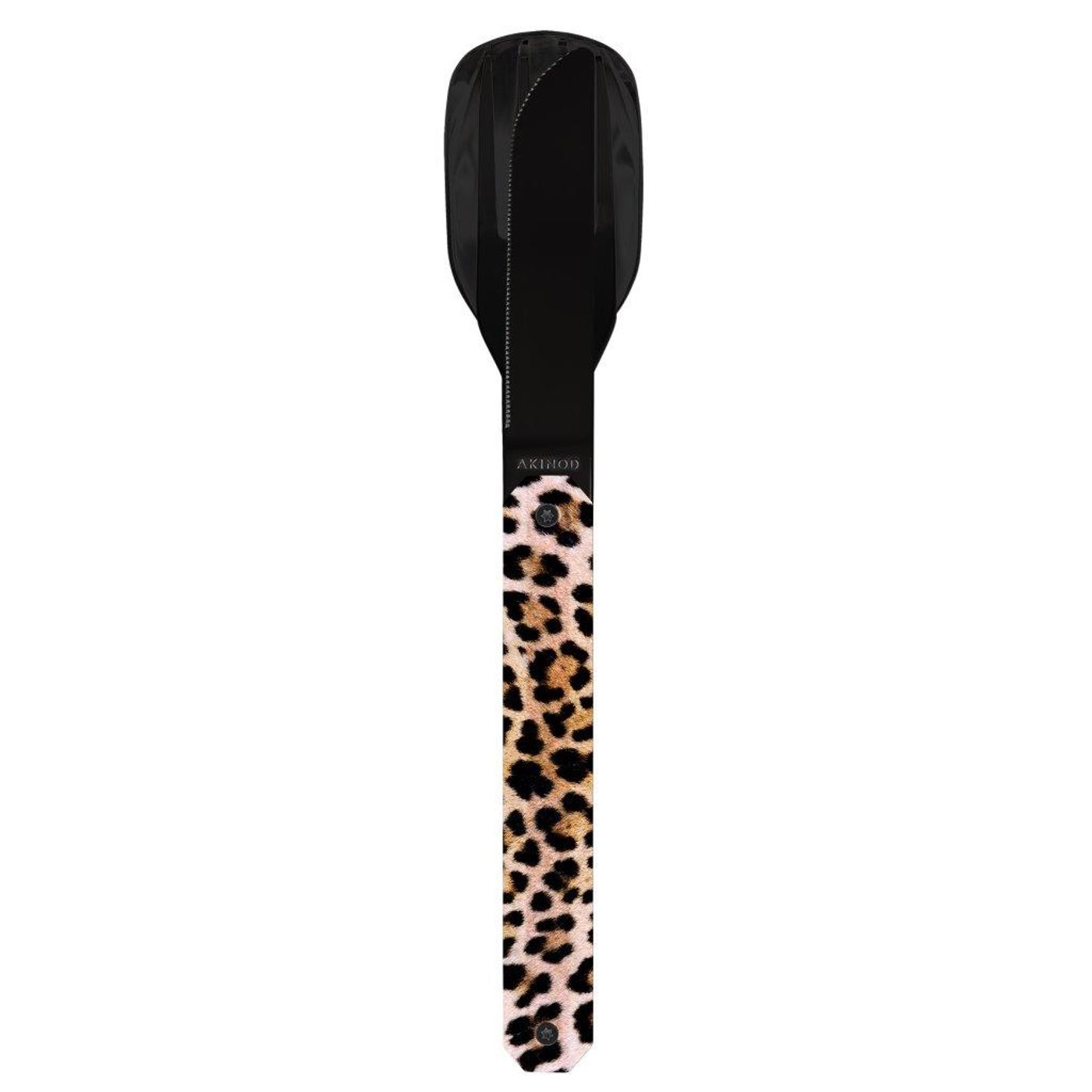 Couverts droits aimantés 12h34 Leopard
