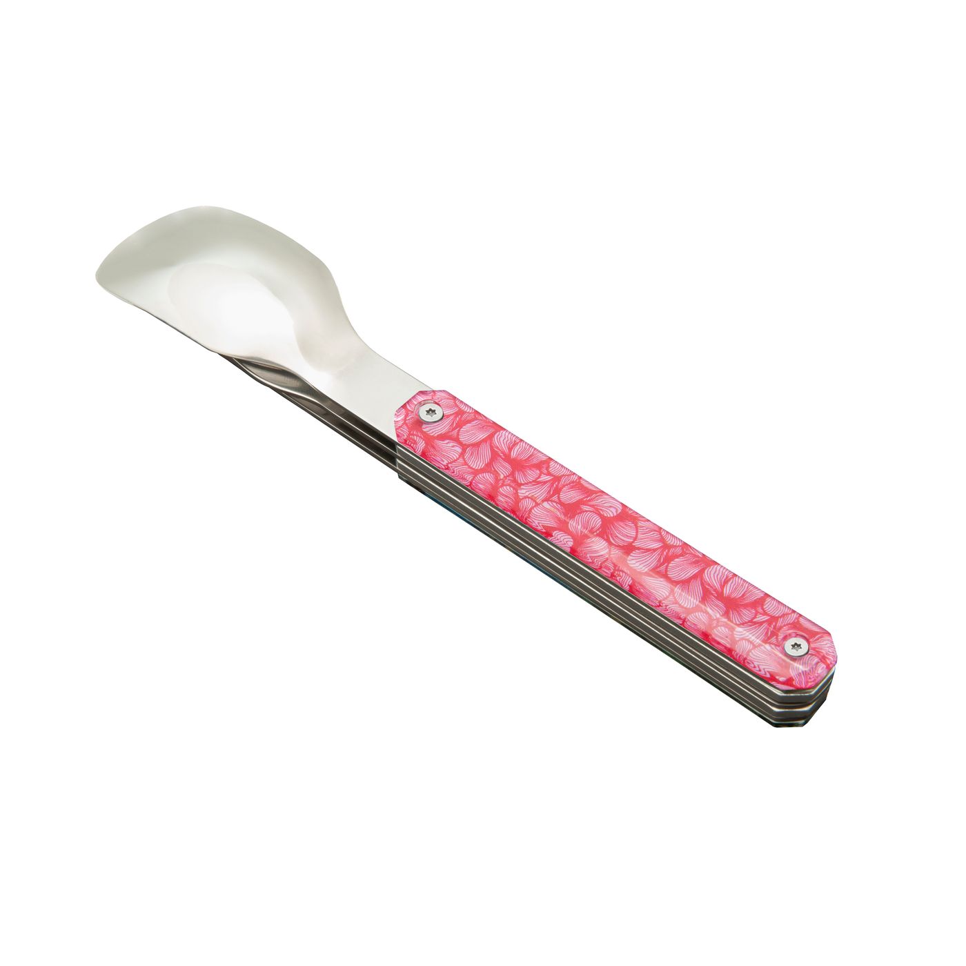 Couverts droits aimantés 12H34 Rose délicat
