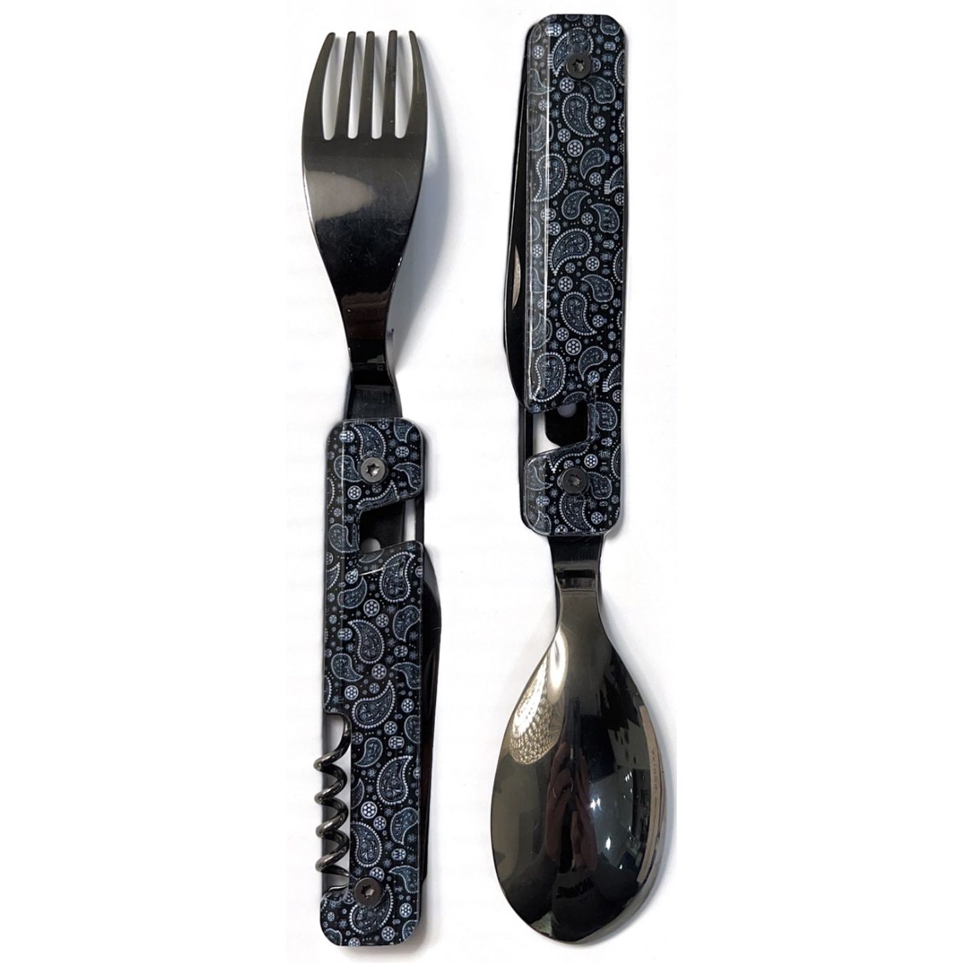 Couverts droits aimantés 12H34 Bandana noir