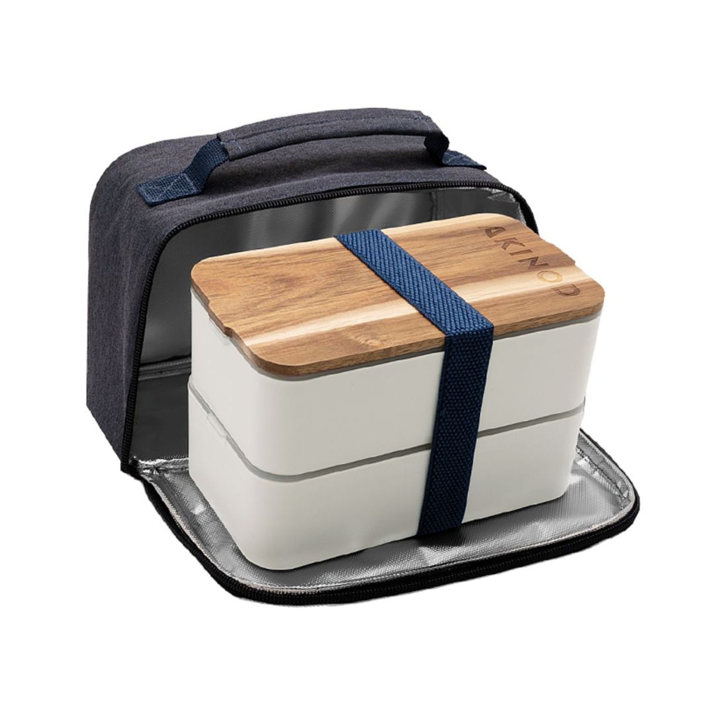 Bento et lunch bag 11H58 - Blanc