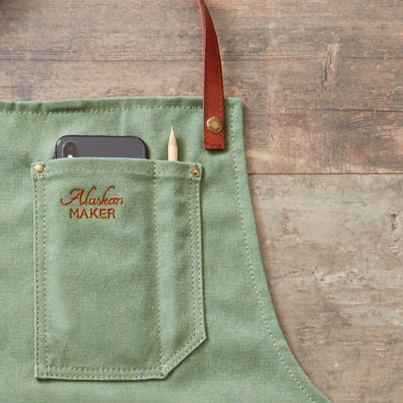 Tablier N°325 vert menthe