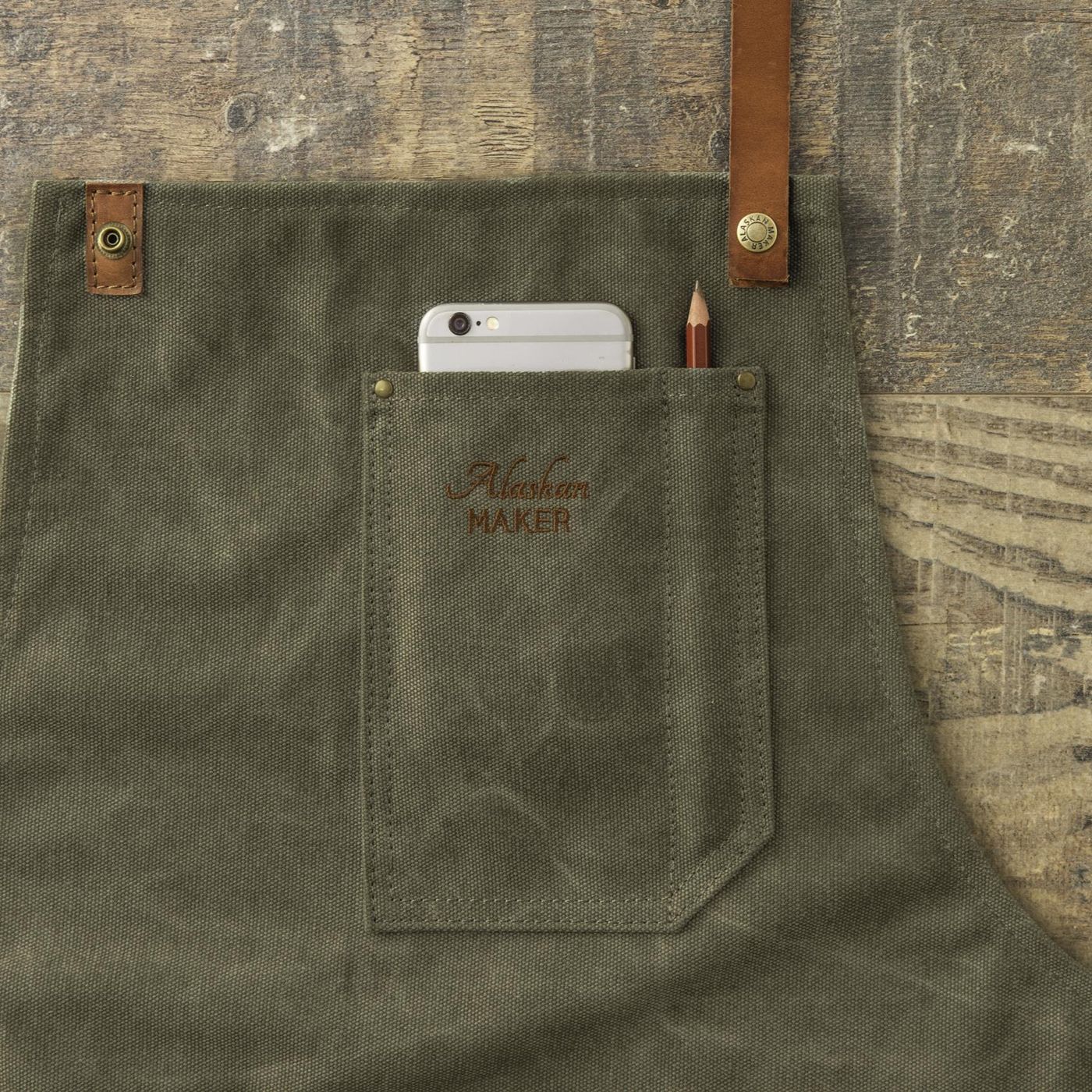 Tablier N°325 Vert Olive