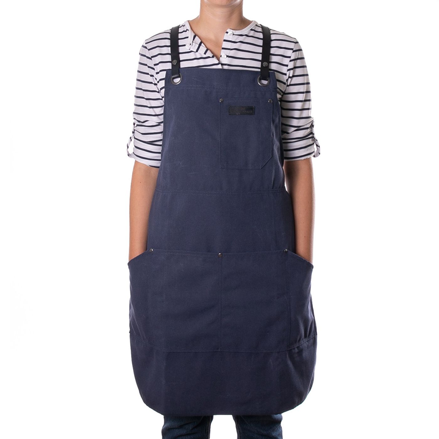Tablier recyclé n°438 bleu marine