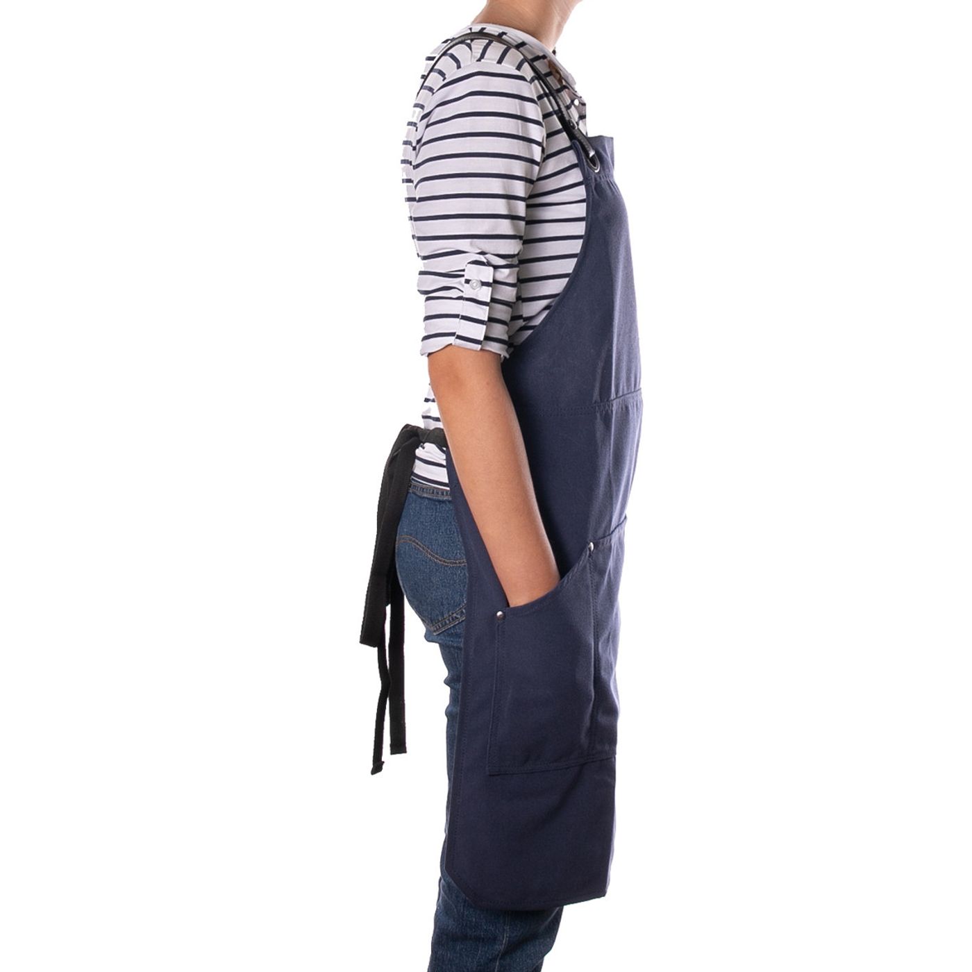 Tablier recyclé n°438 bleu marine