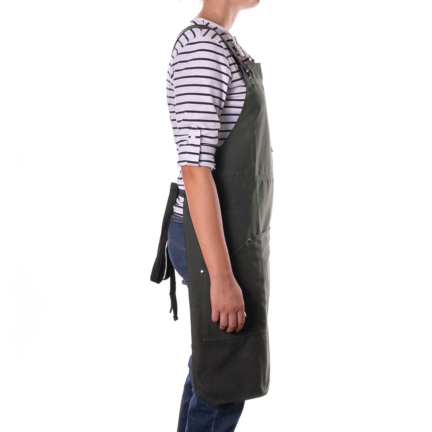 Tablier recyclé n°438 kaki