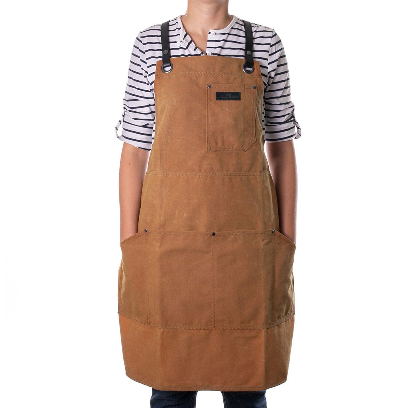 Tablier recyclé n°438 moutarde