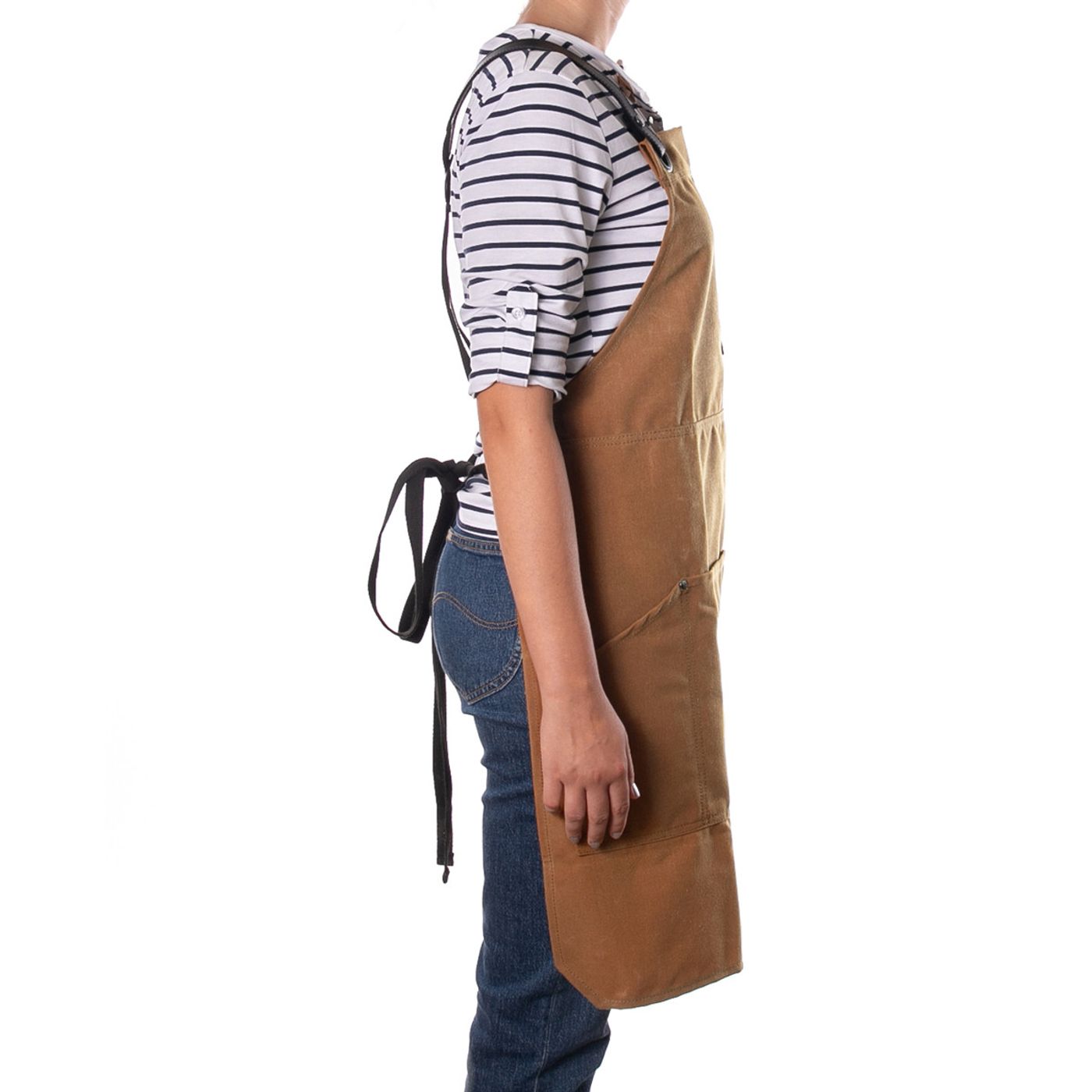 Tablier recyclé n°438 moutarde