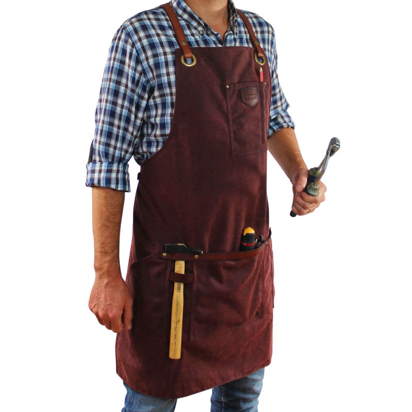 Tablier N°547 bordeaux