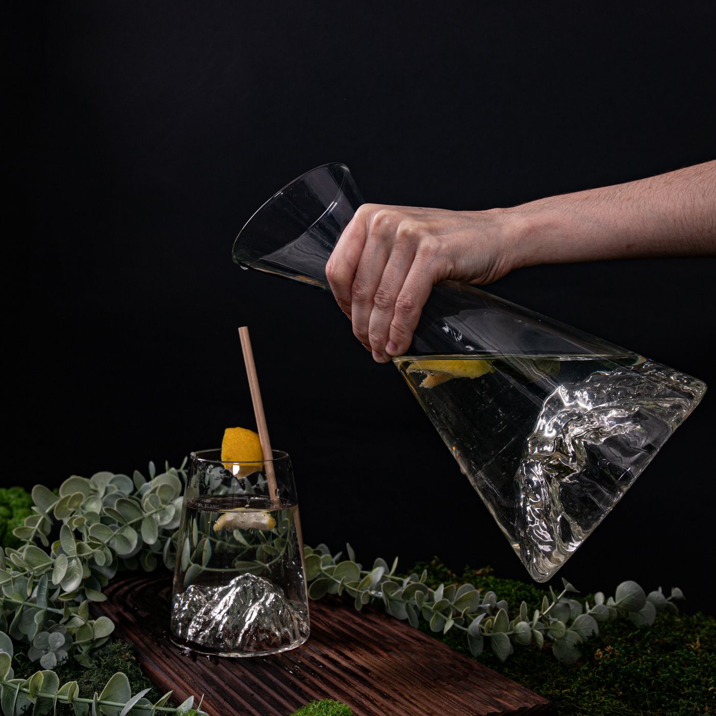 Carafe à eau Topographic Mont-Blanc