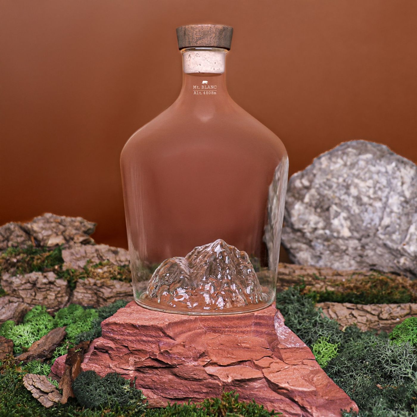 Carafe spiritueux Mont Blanc