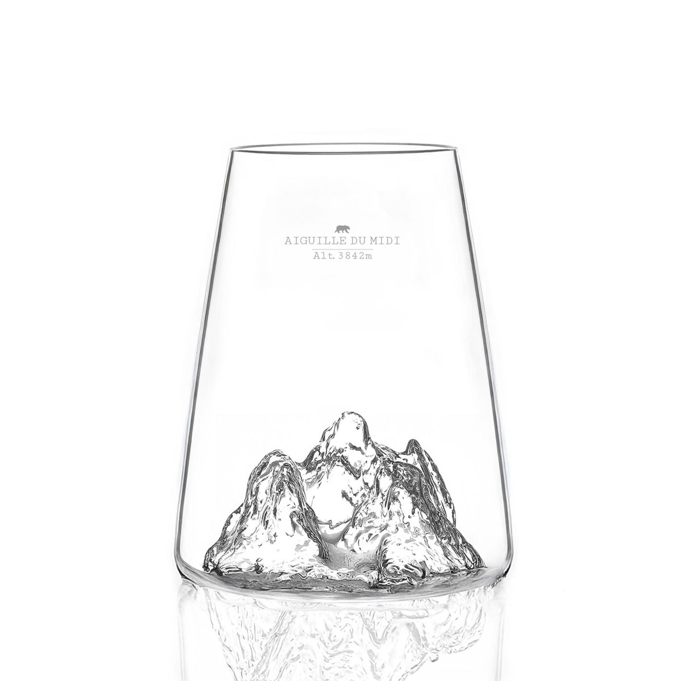 Verre design Aiguille du midi