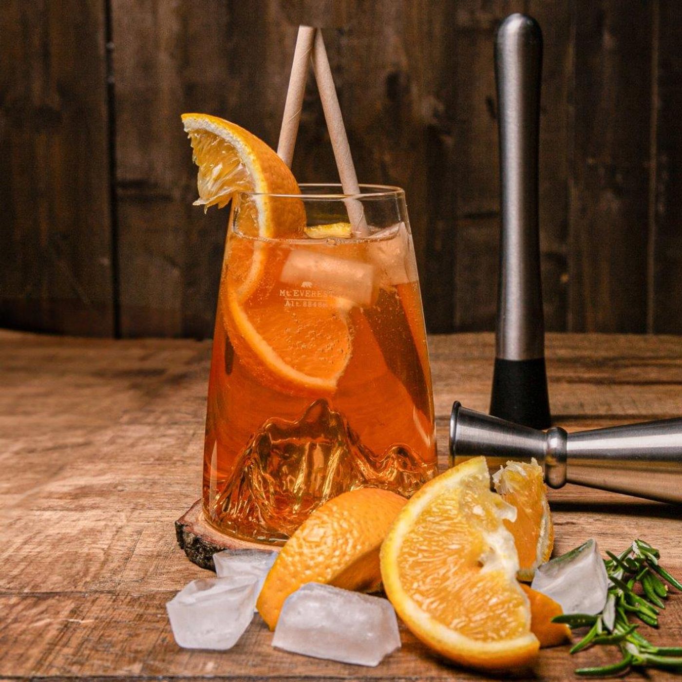 Verre design TOPOGRAPHIC Everest