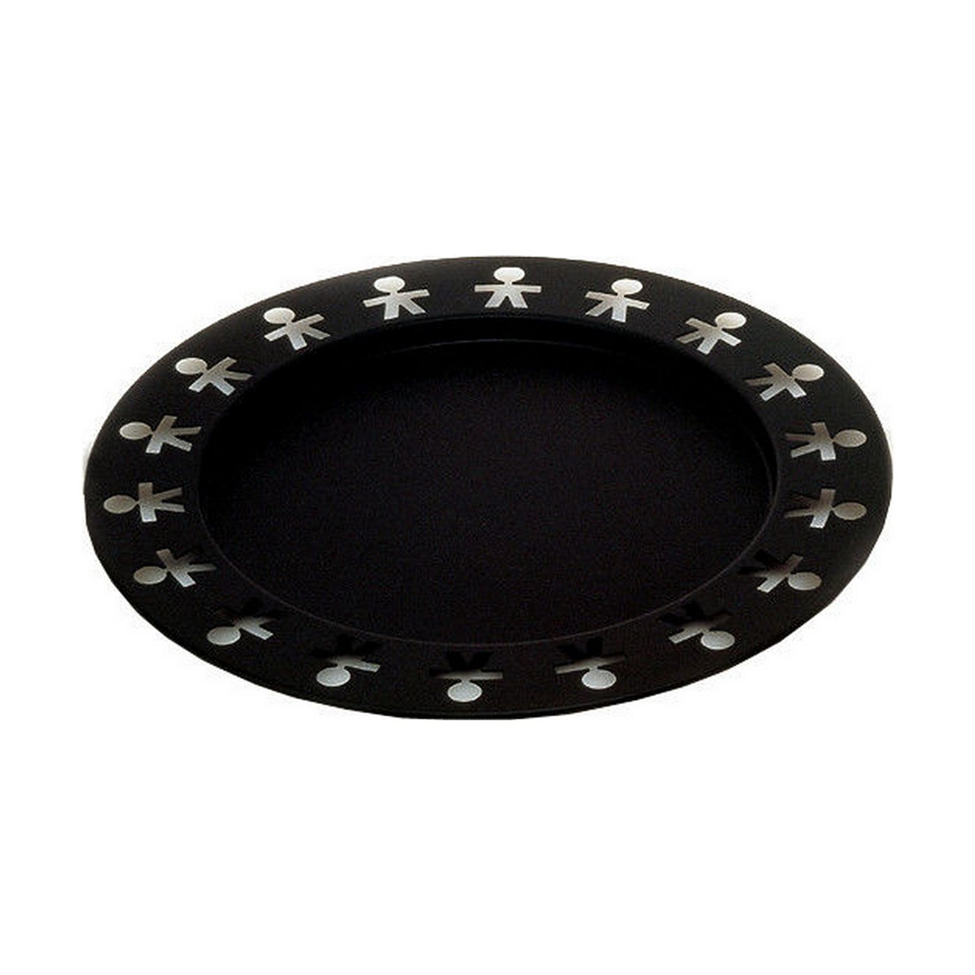 Plateau Girotondo 40 cm noir