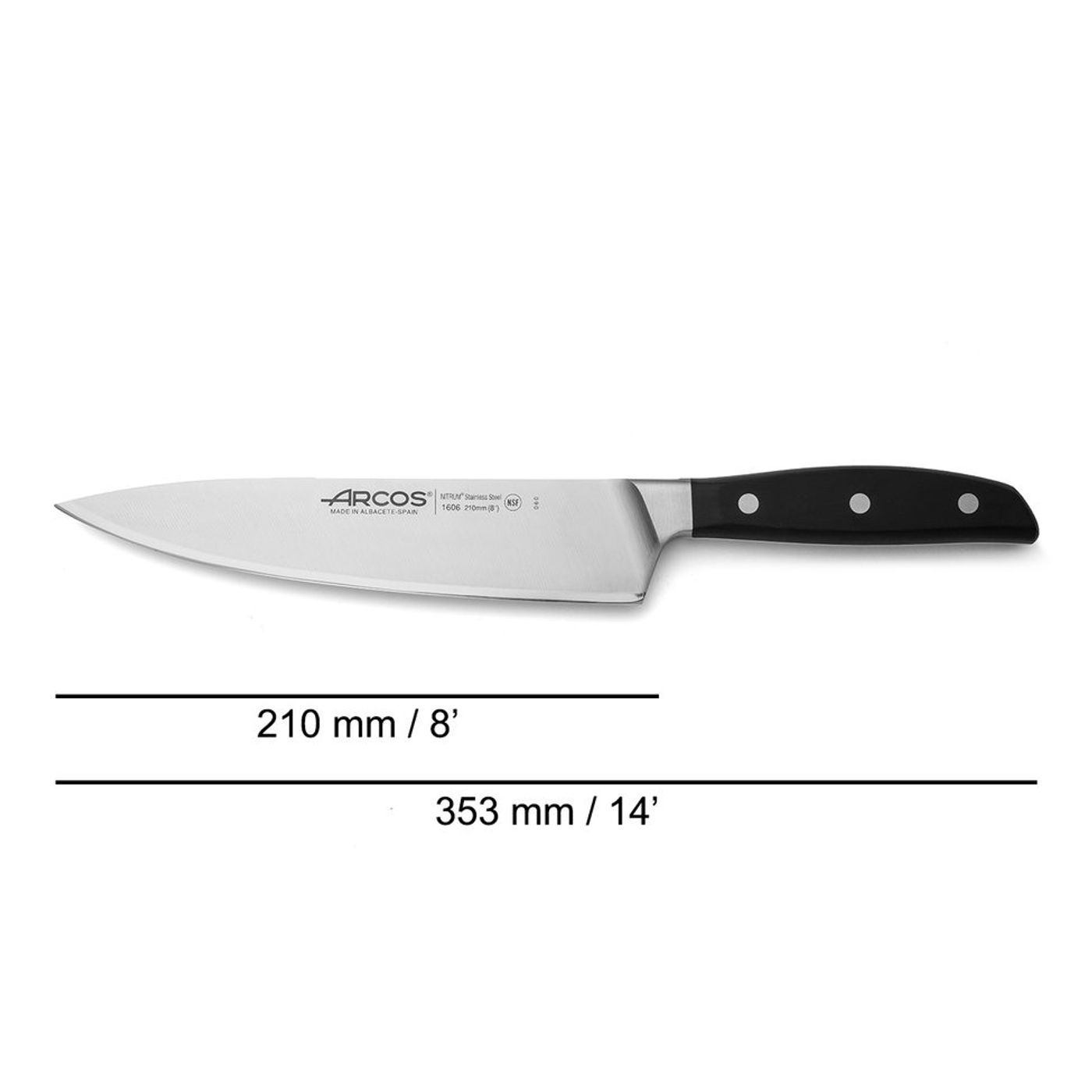 Couteau de Chef Manhattan 21 cm