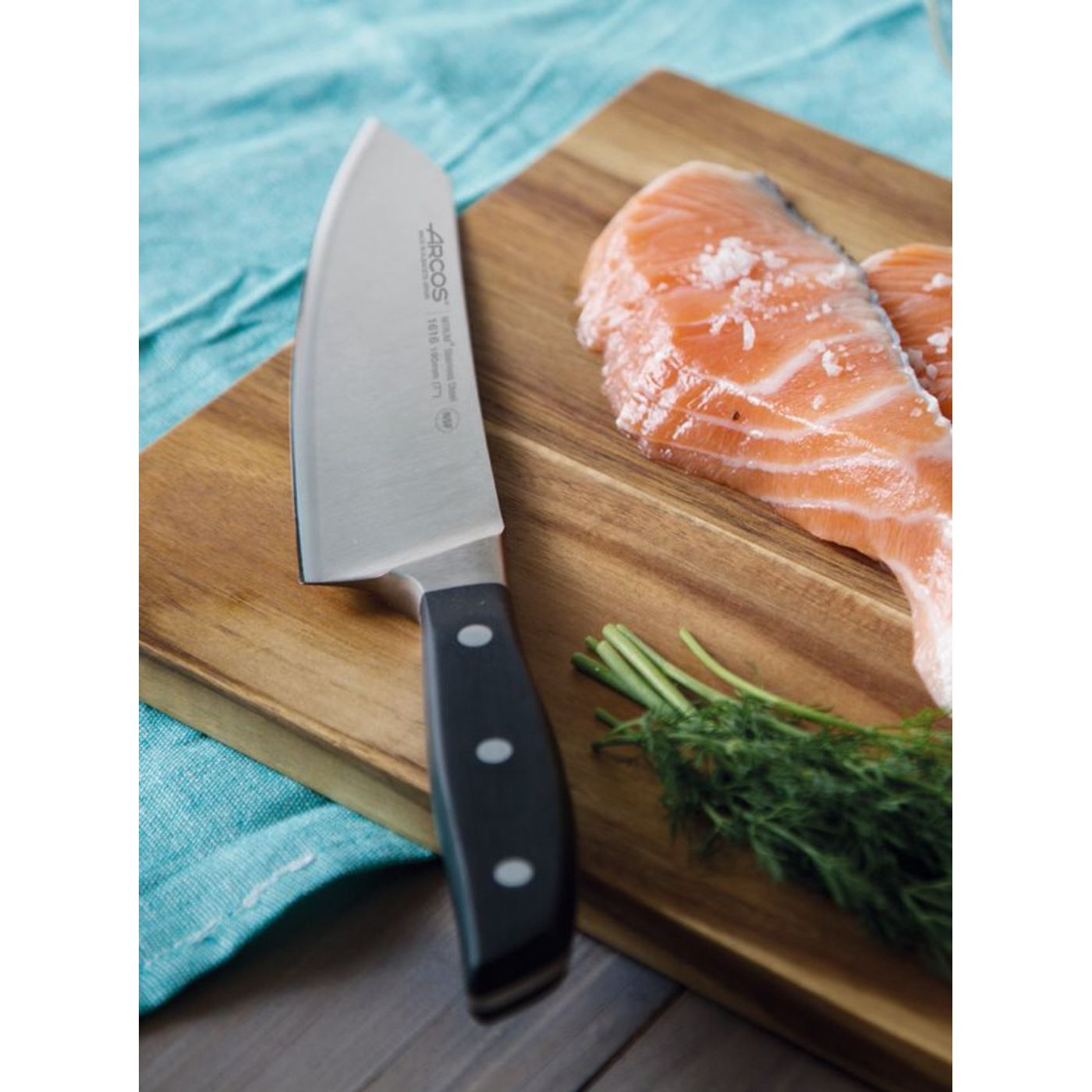 Couteau Rocking Santoku Manhattan 19 cm
