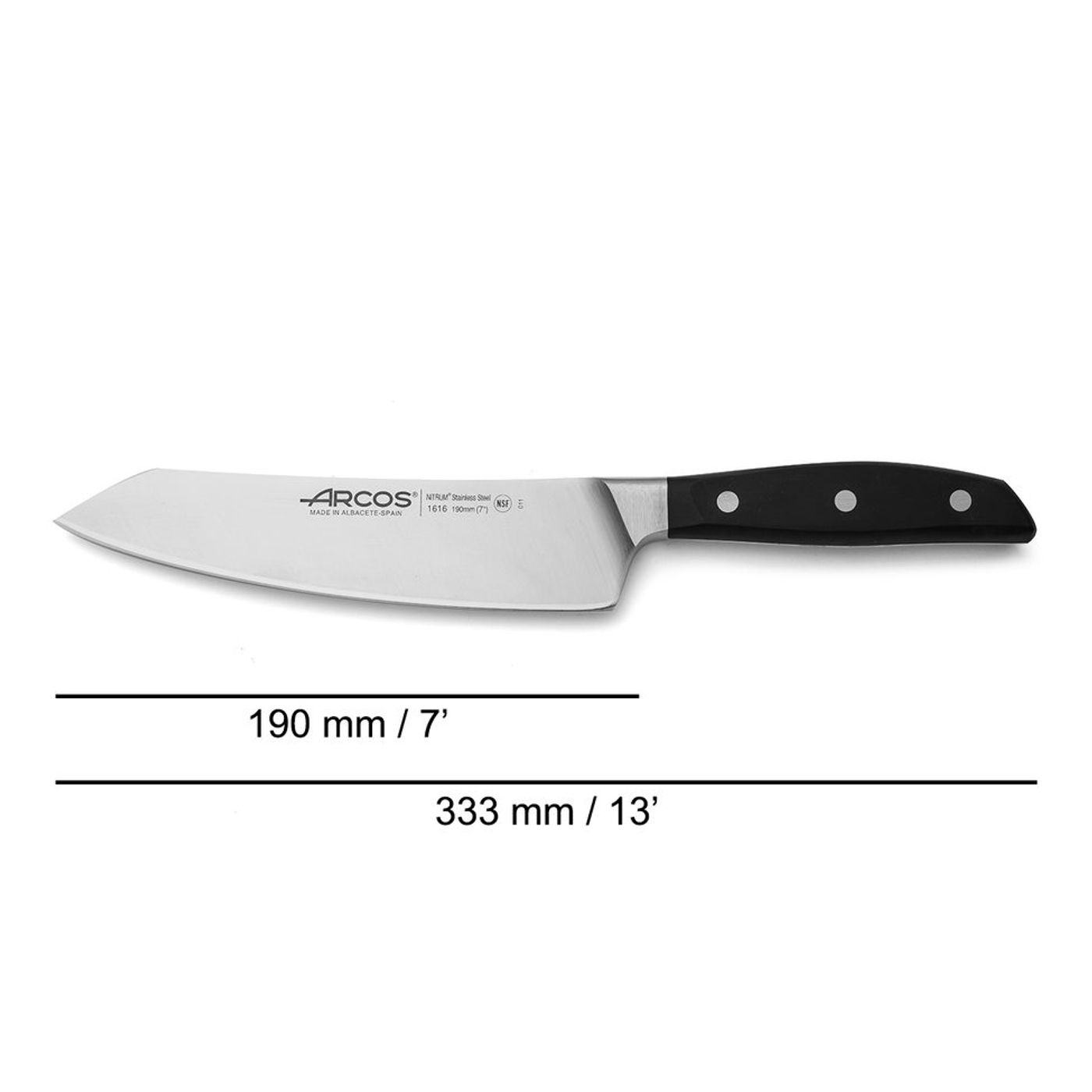 Couteau Rocking Santoku Manhattan 19 cm