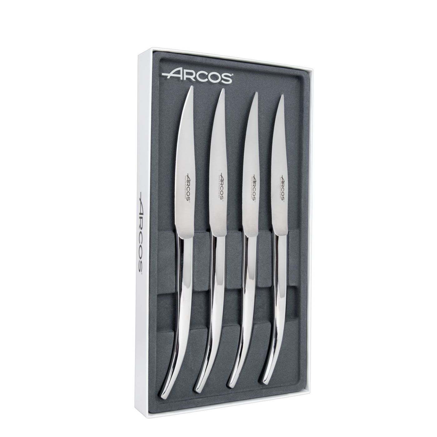 Coffret 4 couteaux à steak lame lisse