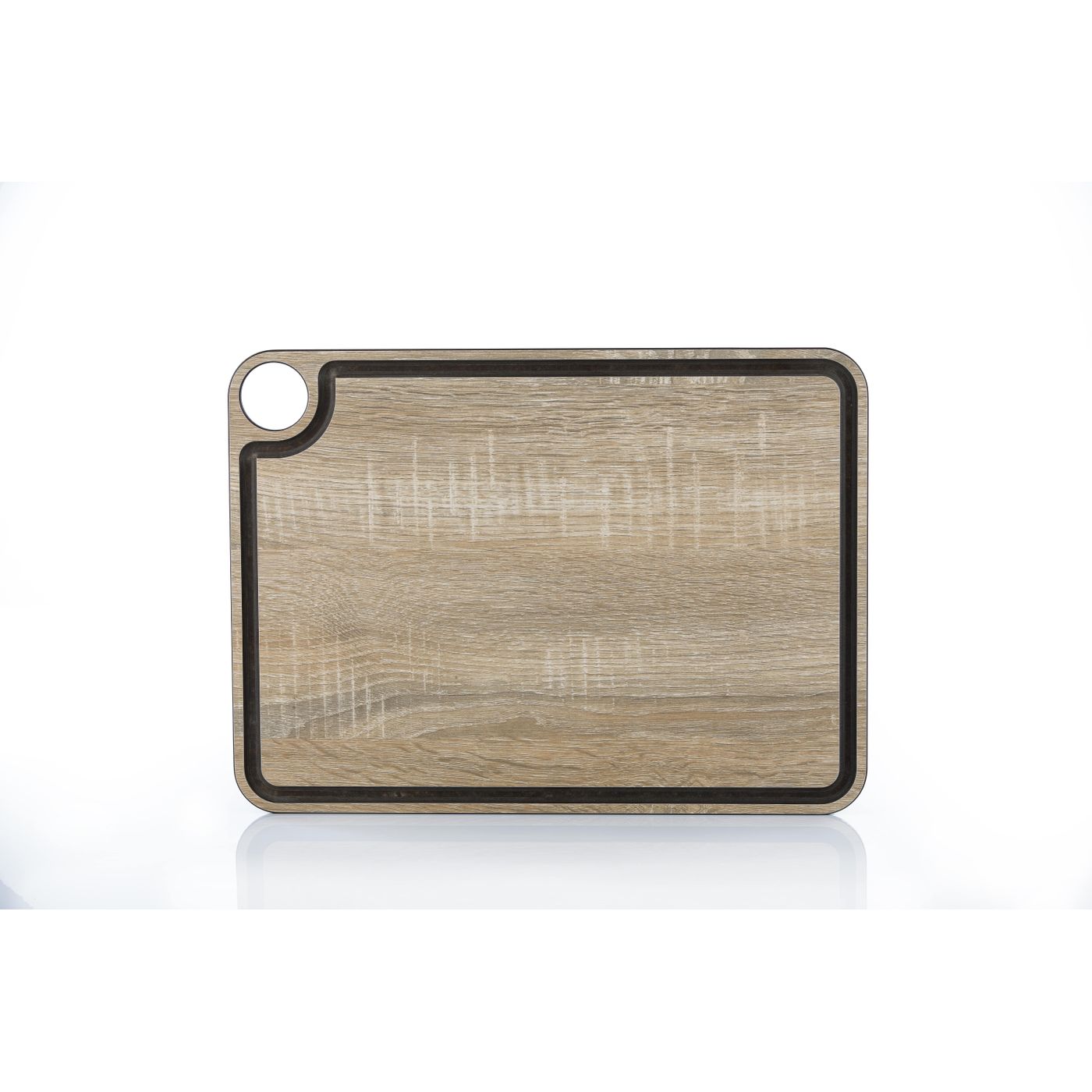 Planche à découper avec rigole 37,7 x 27,7 cm effet bois