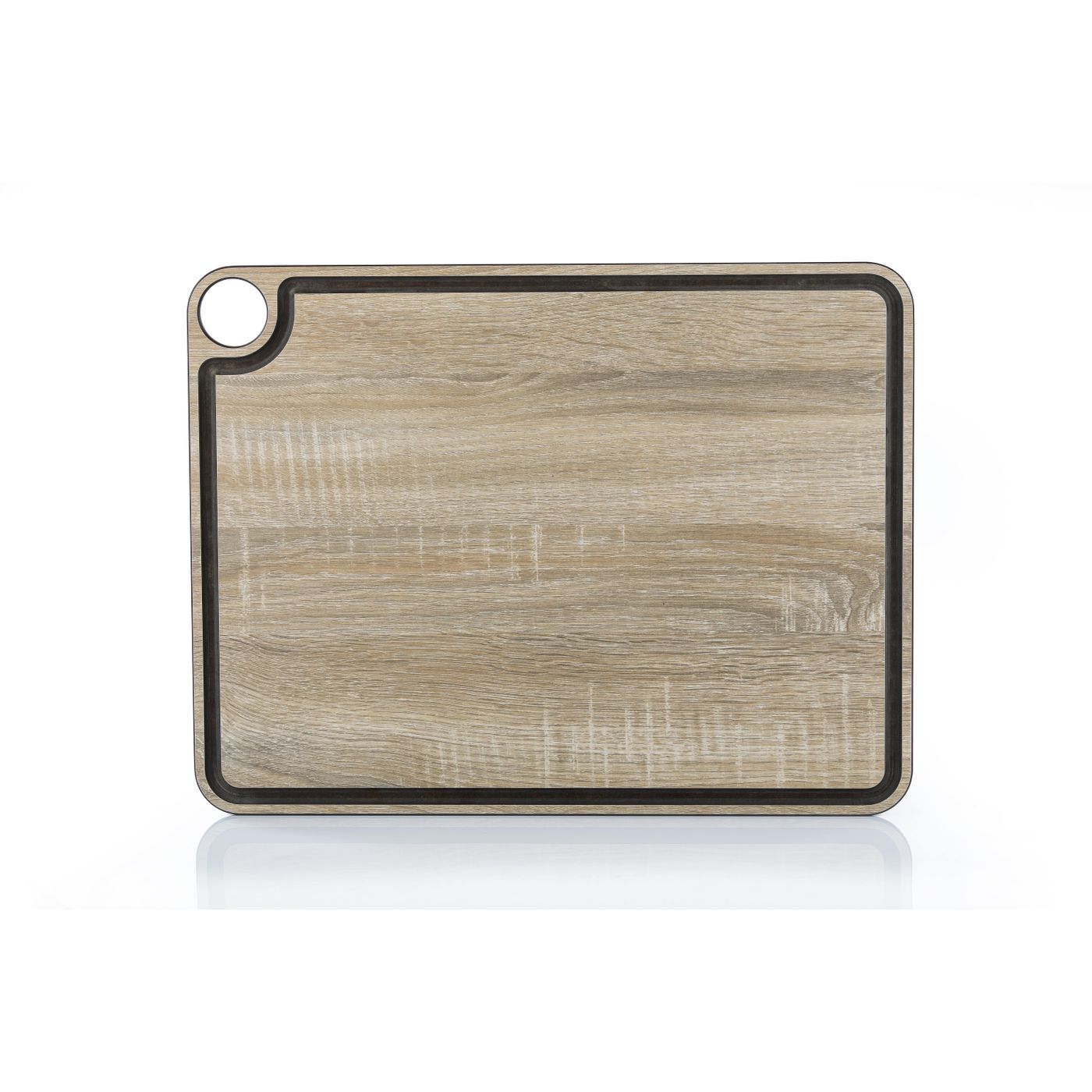 Planche à découper avec rigole 42,7 x 32,7 cm effet bois
