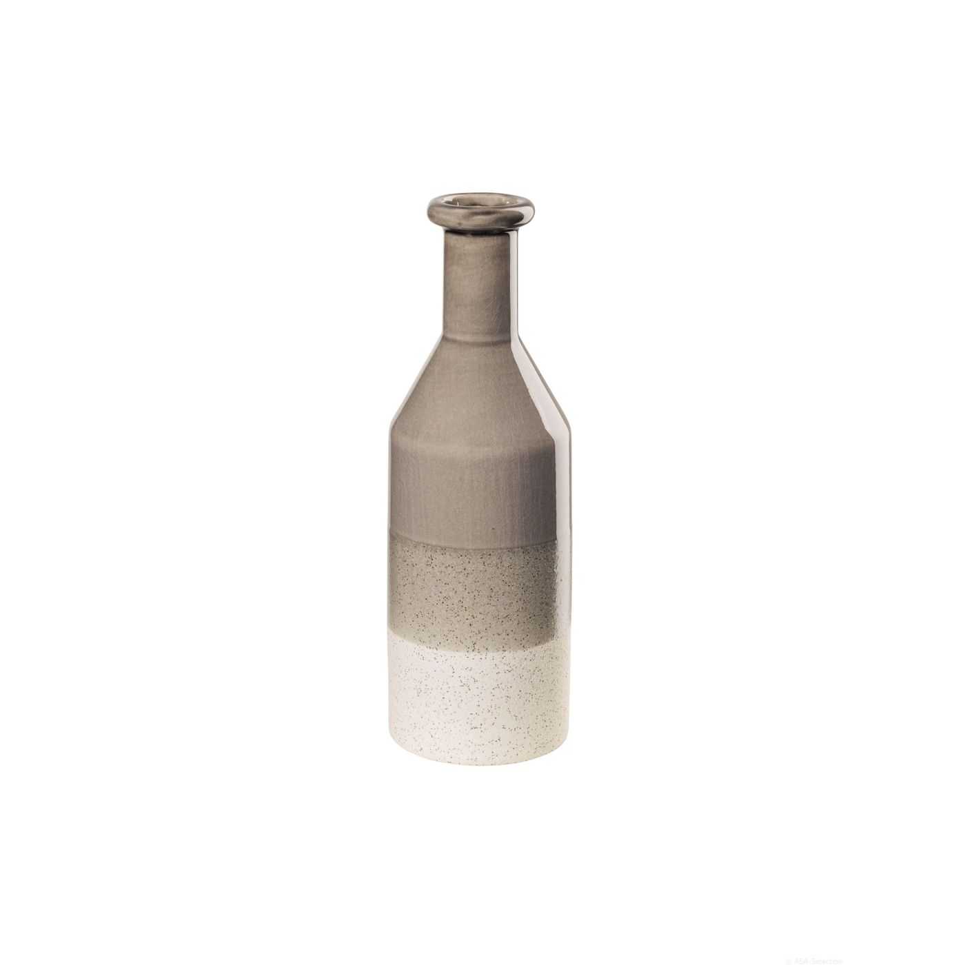 Vase Botella gris 25 cm