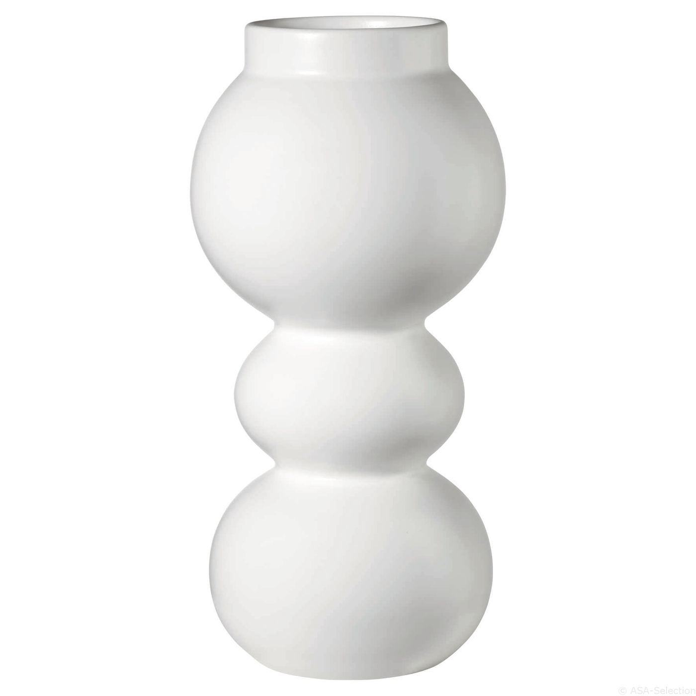 Vase Como blanc 23 cm