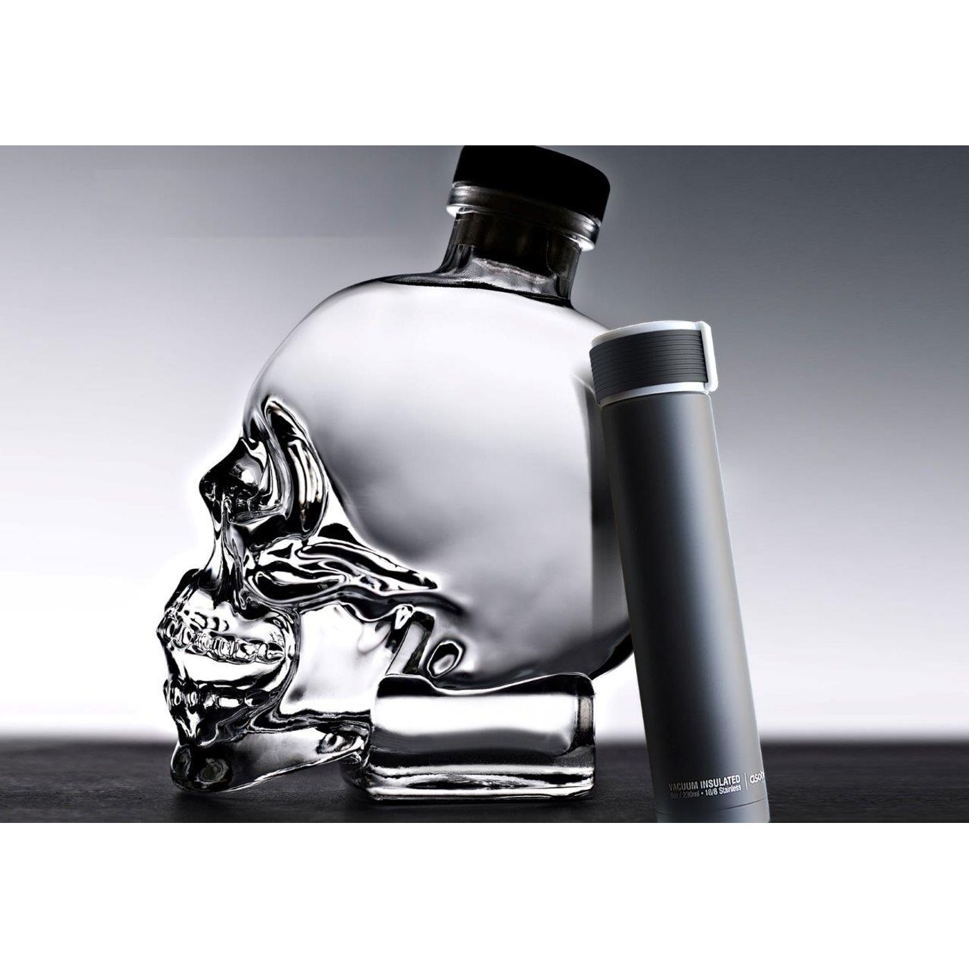 Bouteille isotherme SKINNY MINI 23 cl noir