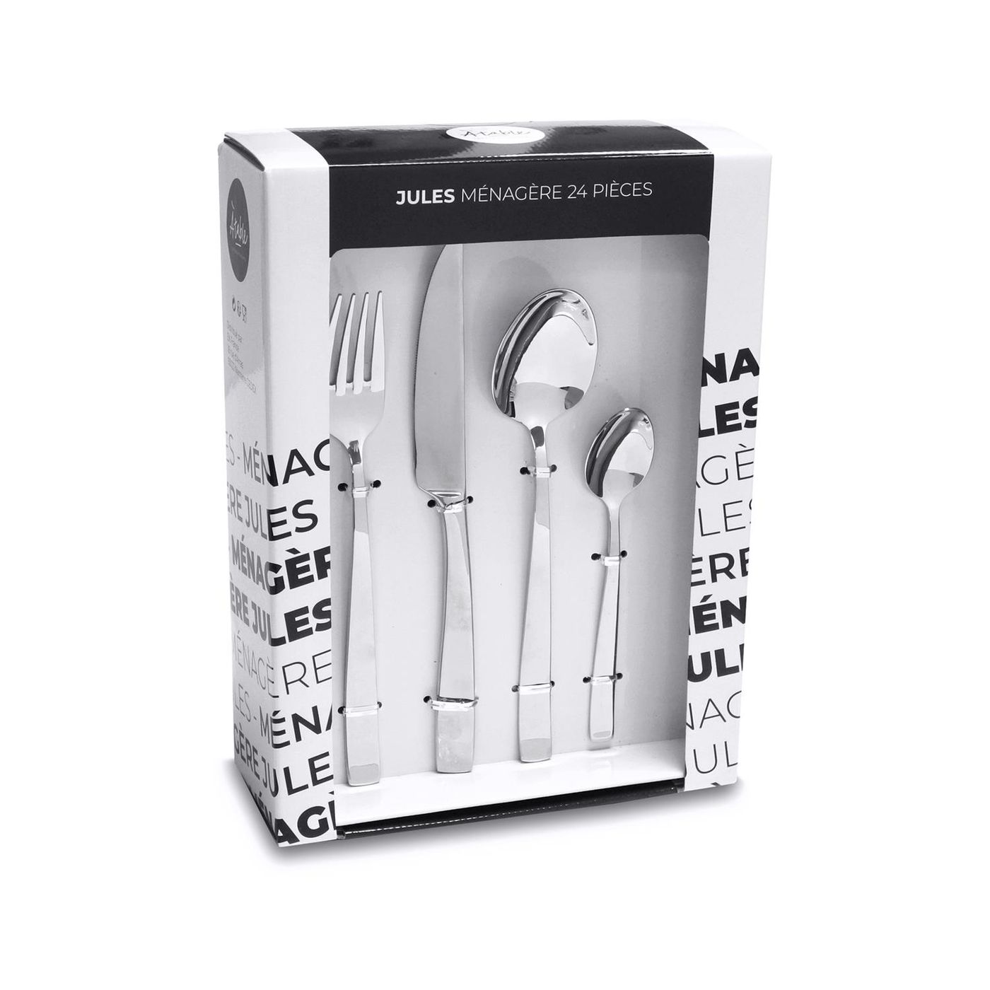 Coffret couverts 24 pièces JULES